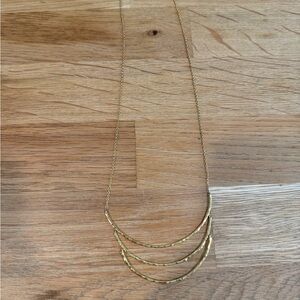 Gorjana Triple Layer Gold Necklace